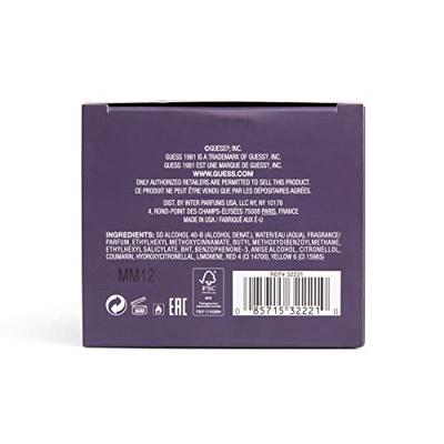 Damesparfum Guess EDT 100 ml Guess 1981 Los Angeles 1 Onderdelen
