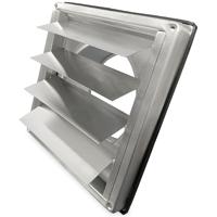 Overdrukrooster BWS Ventilatie Aansluitmaat Ø 100mm RVS - thumbnail