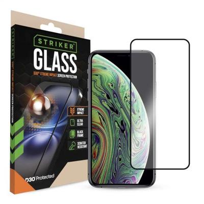 Striker D3O Xtreme Impact Glass Screen Protector - Black Frame - Apple iPhone X/Xs/11 Pro Striker D3O Xtreme Impact Glass Screen Protector - Black Frame - Apple iPhone X/Xs/11 Pro