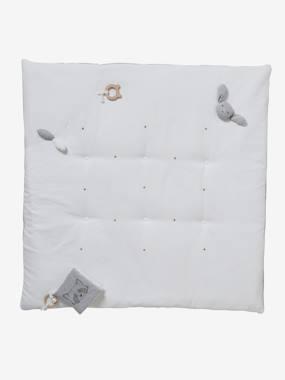 Speelkleed van biologisch katoenen gaas* MINI COMPAGNIE grijs