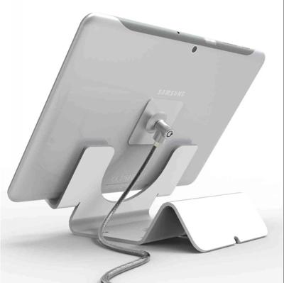 Maclocks tablet beveiligingsstandaard met 1,8 meter kabel wit