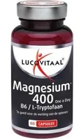 Lucovitaal Magnesium 400 met Vitamine B6 & L-Tryptofaan capsules - thumbnail