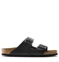 BIRKENSTOCK - Arizona slippers zwart Nubuck Unisex - thumbnail