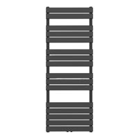 Handdoekradiator BWS Ress Middenaansluiting 160x60 cm Zwart Boss & Wessing - thumbnail