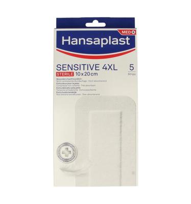 Hansaplast Pleisters sensitive 4XL 5 Stuks