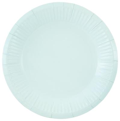 HEMA Gebaksbordjes Karton Ø17.5cm Blauw - 8 Stuks