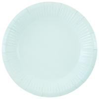 HEMA Gebaksbordjes Karton Ø17.5cm Blauw - 8 Stuks - thumbnail
