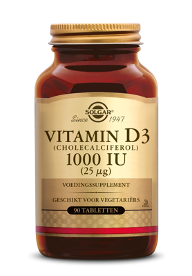 Solgar Vitamine D-3 1000 IU (25 mcg) Tabletten