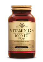 Solgar Vitamine D-3 1000 IU (25 mcg) Tabletten - thumbnail