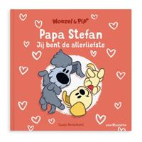 Boek met naam en foto - Woezel & Pip - Jij bent de allerliefste papa (Hardcover) - thumbnail