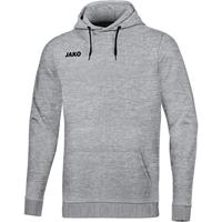 JAKO 6765K Sweater Met Kap Base Kids - Lichtgrijs Gemeleerd - 128 - thumbnail