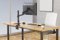 Neomounts DS60-425BL1 Monitor-tafelbeugel 1-voudig 43,2 cm (17) - 68,6 cm (27) Zwart Kantelbaar, Roteerbaar, Zwenkbaar, In hoogte verstelbaar - thumbnail