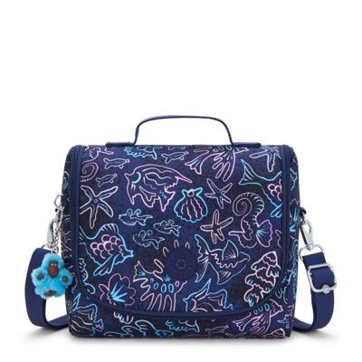 Kipling New Kichirou Large Lunchbox with Trolley Sleeve-Disco Fish