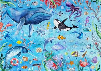 Deep Blue Sea Puzzel 1000 Stukjes