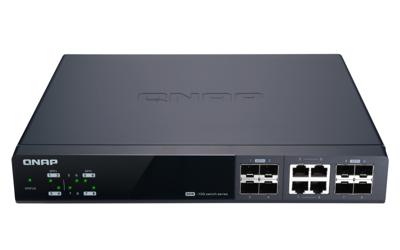 QNAP QSW-M804-4C netwerk-switch Managed 10G Ethernet (100/1000/10000) Zwart QNAP QSW-M804-4C netwerk-switch Managed 10G Ethernet (100/1000/10000) Zwart