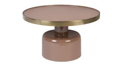 Zuiver Ronde Salontafel 'Glam' 60cm, kleur Roze Zuiver Ronde Salontafel 'Glam' 60cm, kleur Roze