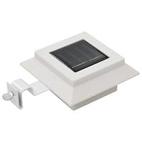 VidaXL Led-solarlampen vierkant 12 cm wit 6 st - thumbnail