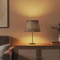 VidaXL Lampenkap ø25x17 cm wicker bruin - thumbnail