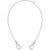 Eurolite Steel Rope 600x3mm silver + Thimbles safety kabel met veiligheidsogen