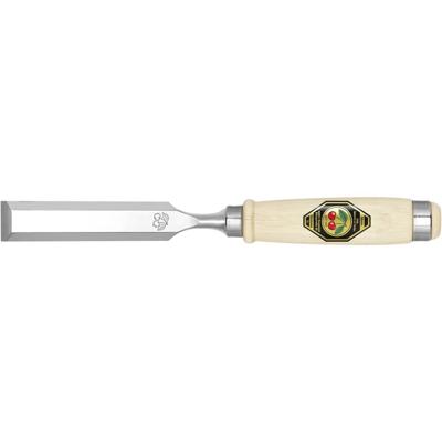 Kirschen Steekbeitel | snedeb. 24mm + 2 stalen klemgereedsch. | heft van wit beukenhout Ulm vorm | 1 stuk - 1001024 1001024