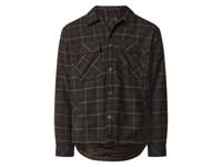 esmara Men Heren overhemd (Bruin, XL) - thumbnail