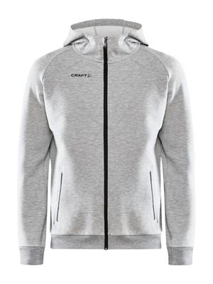 Craft 1910620 Core Soul Full Zip Hood Men - Grey Melange - M