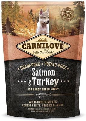 CARNILOVE Puppy Salmon and turkey Large breeds - droog hondenvoer - 4kg