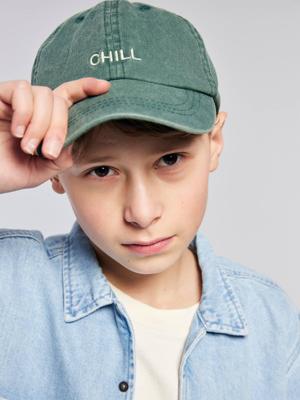 Kinderpet "Chill" blauwgroen