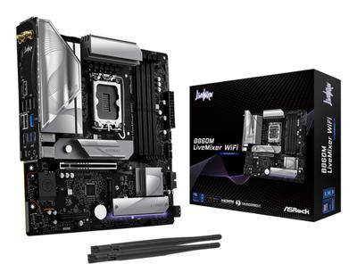 ASRock B860M LiveMixer WiFi Moederbord Socket Intel LGA 1851 - thumbnail