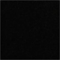 Creativ Company Fleece, l: 125 cm, b: 150 cm, 200 gr, zwart, 1 stuk - thumbnail