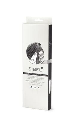 Sibel Hair Hi Lite Foam Silver 9,5x30cm 200Stuks