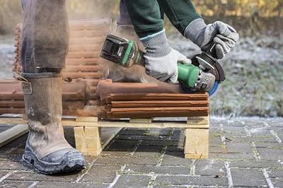 Hikoki G1813DVF WQZ Accu Haakse slijpmachine | 18V | Variabele toerental | 125mm | Rem | Inclusief 2 accu&apos;s en lader | in HSC III G1813DVFWQZ