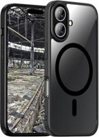 JT Berlin BackCase Pankow Hybrid Backcover Apple iPhone 16 Plus Zwart, Transparant MagSafe compatible - thumbnail