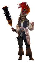 Pirates of the Caribbean: Dead Man's Chest Action DX Figure 1/6 Pelegostos Chief Jack Sparrow 30 cm - thumbnail