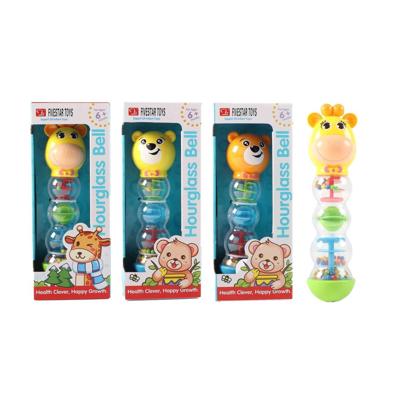 Jonotoys Baby rammelaar giraffe/ beer 23cm