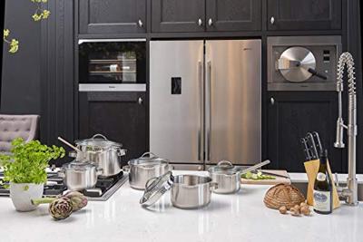 Sola Pannenset Pearl - RVS - Kookpan ø 16, 18, 20 cm & Steelpan ø 16 cm - Inductie geschikt - 4 Delig