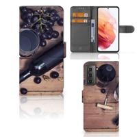 Samsung Galaxy S21 | Book Cover | Wijn - thumbnail