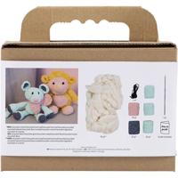 Creativ Company Hobbyset amigurumi, muis, mint, 1 doos - thumbnail
