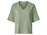 ESMARA Mousseline dames top (Groen, S) - thumbnail