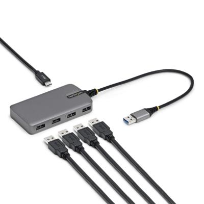Hub USB Startech 5G4AC-USB-A-HUB Grijs