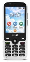 Doro 4G Mobiele telefoon (3 MP camera, 2,8 inch (7,11 cm) display, LTE, GPS, Bluetooth, WhatsApp, Facebook, WiFi), 7010, Wit - thumbnail