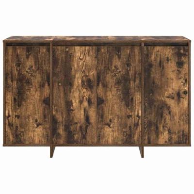 Dressoir Gerookt eiken 120 x 41 x 75 cm Bewerkt hout