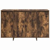 Dressoir Gerookt eiken 120 x 41 x 75 cm Bewerkt hout - thumbnail