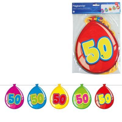 Folat vlaggenlijn 50 jaar 10 meter | 24 stuks