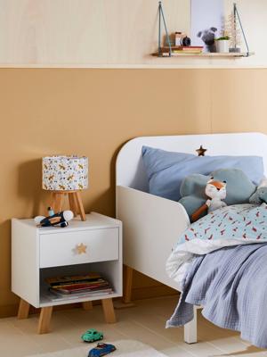 Nachtkastje LIJN GROTE BEER wit Nachtkastje LIJN GROTE BEER wit