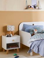 Nachtkastje LIJN GROTE BEER wit - thumbnail