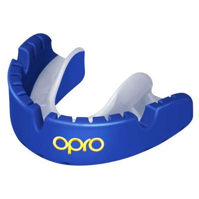 Opro 790006 Gold Ultra Fit Mouthguard Braces - Blue-White - SR Opro 790006 Gold Ultra Fit Mouthguard Braces - Blue-White - SR