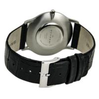 Skagen horlogeband 858XLSLC Leder Zwart - thumbnail