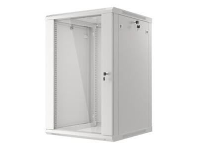 Lanberg WF01-6618-10S rack 18U Wandrek Grijs Lanberg WF01-6618-10S rack 18U Wandrek Grijs