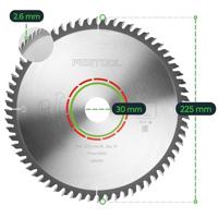 Festool Accessoires TF64 Speciaal-zaagblad | 225x2,6x30 | 489459 - thumbnail